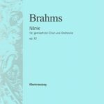 Brahms, Johannes : Naenie Op. 82 Conducteur