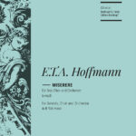 Hoffmann, E. T. A. : Miserere in Bb minor