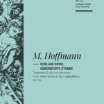 Hoffmann, Melchior (früher J. S. Bach) : “Sound your knell, blest hour of parting”