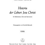 Schütz, Heinrich : Historia der Geburt Jesu Christi