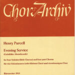 Purcell, Henry : Evening Service