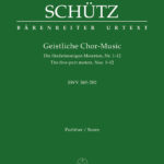 Schütz, Heinrich : Geistliche Chor- Music