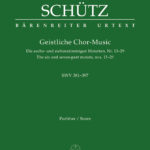 Schütz, Heinrich : Geistliche Chor-Music