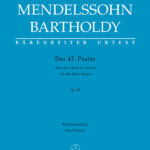 Mendelssohn Bartholdy, Felix : Psalm 42 "As the Hart Pants"