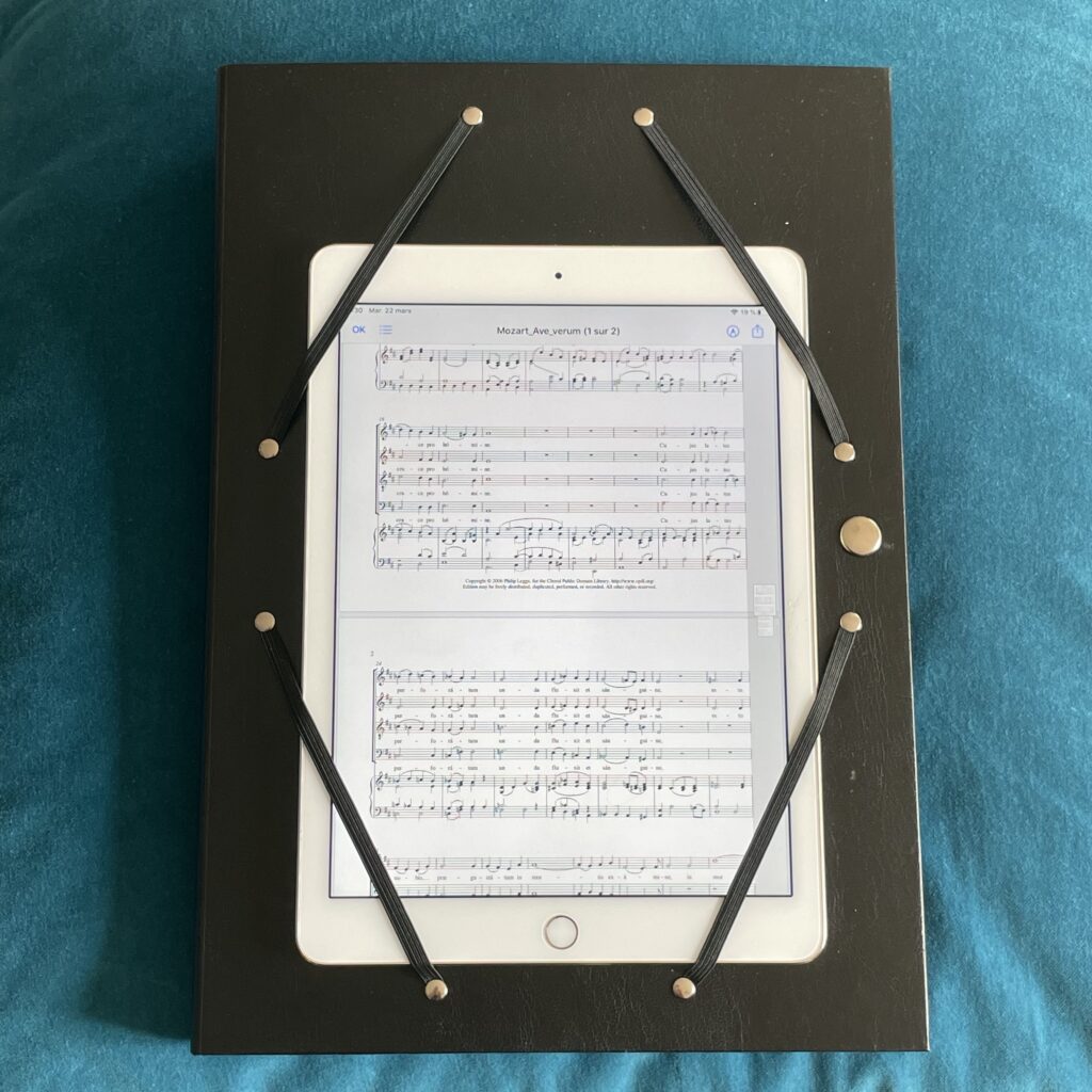 Porte partitions Cantate Musichorus Quatre modèles