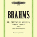 Johannes Brahms : Ein Deutsches Requiem Op.45 - German Vocal Score