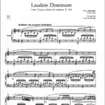 Wolfgang Amadeus Mozart : Laudate Dominum