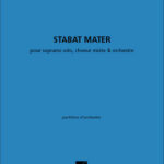 Francis Poulenc : Stabat Mater - Conducteur