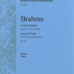 Brahms, Johannes : SCHICKSALSLIED OP. 54 Conducteur