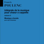 Francis Poulenc : Intégrale de la Musique Volume 3