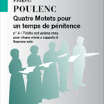 Francis Poulenc : Quatre Motets Pour Un Temps De Penitenceno4 -